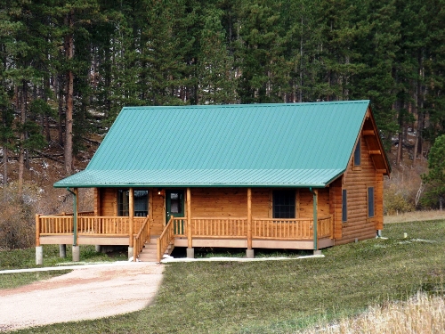 A Handsome Mountain Cabin Roof